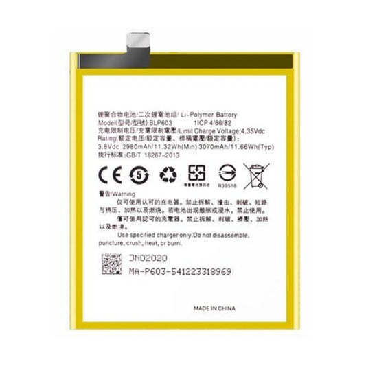 Battery Replacement for Oppo R7S - BLP603