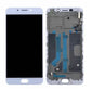 LCD Touch Screen Assembly With Frame for Oppo R9 Plus- White