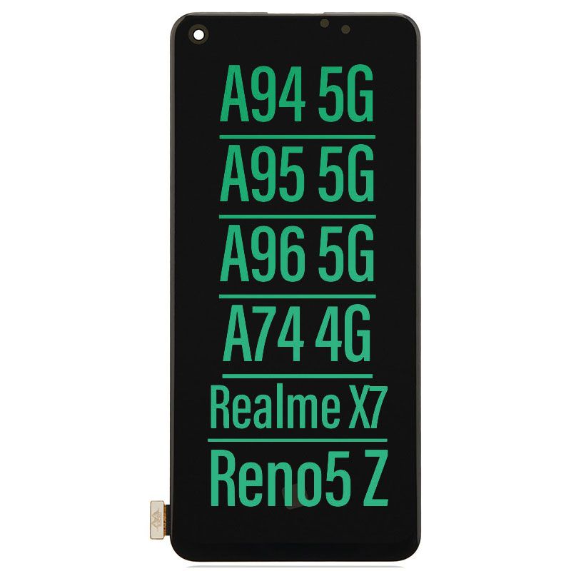 LCD Touch Screen Assembly for Oppo A94 5G/ A95 5G/ Realme X7/ Reno5 Z/ A74 4G/ A96 5G