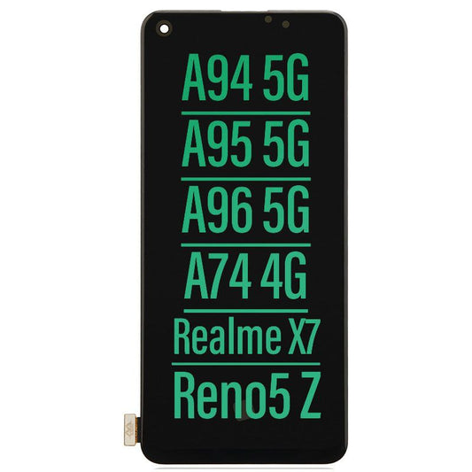 LCD Touch Screen Assembly for Oppo A94 5G/ A95 5G/ Realme X7/ Reno5 Z/ A74 4G/ A96 5G
