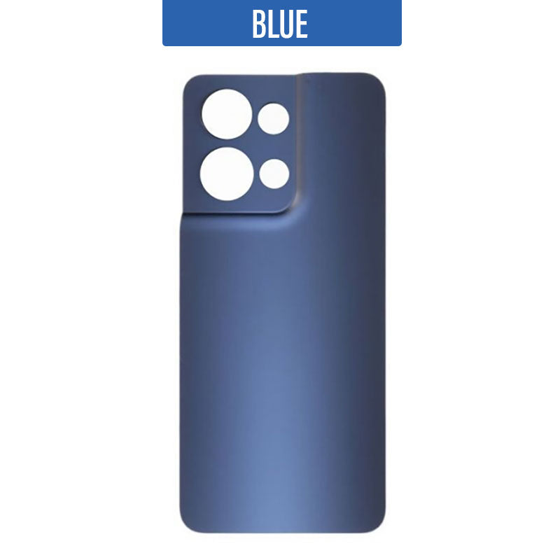 Back Battery Cover Glass Replacement (No Camera Lens Glass) for Oppo Reno8 Pro- Blue