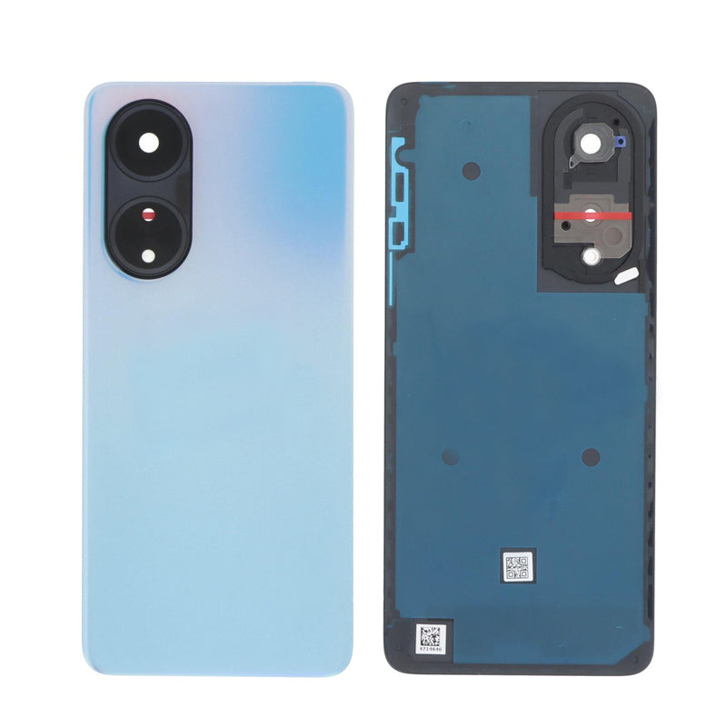 Back Cover with Camera lens For Oppo A18 4G- Glowing Blue