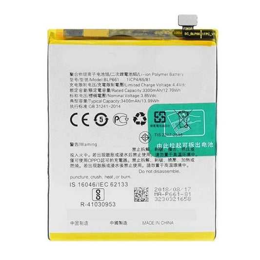 Battery Replacement for Oppo A3/ F7 BLP661
