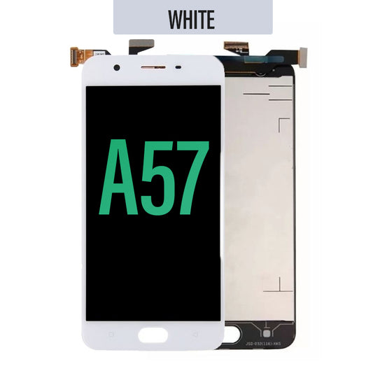 LCD Touch Screen Assembly for Oppo A57 - White