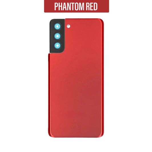 Battery Back Cover with Camera Lens For Galaxy S21 Plus G996 - Phantom Red
