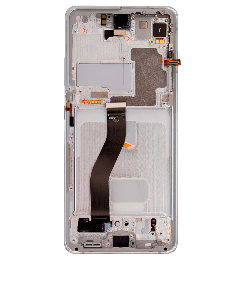 LCD Touch Screen Assembly with Frame Replacement (As New) for Galaxy S21 Ultra - Phantom Silver