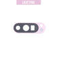Rear Camera Lens Glass with Metal Frame Replacement for Google Pixel 9 Pro