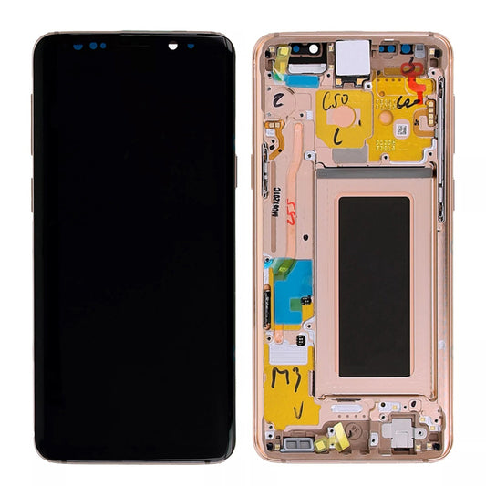 LCD Digitizer Screen Assembly With Frame Service Pack for Galaxy S9 G960 - Sunrise Gold