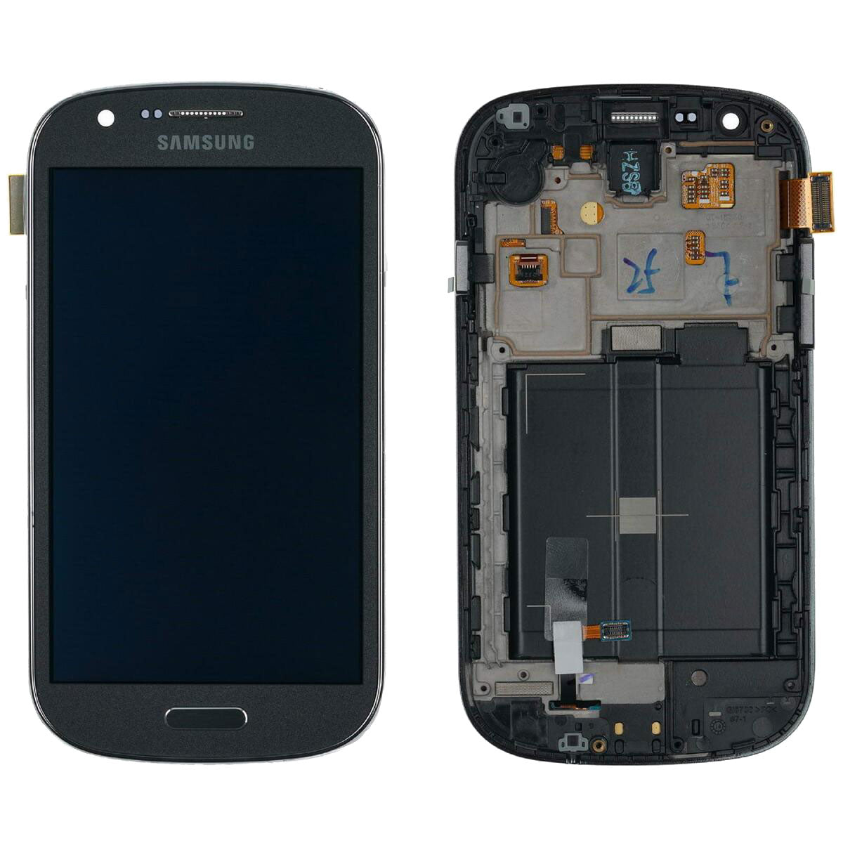 LCD Touch Screen Assembly With frame For Galaxy Express - Grey