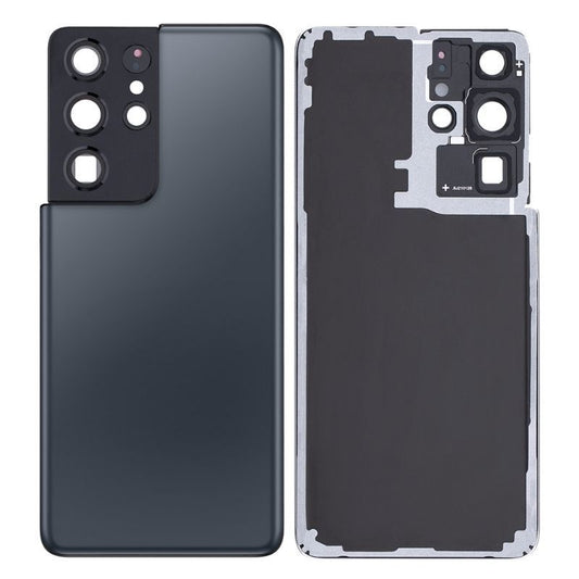 Battery Back Cover with Camera Lens For Galaxy S21 Ultra G998 - Phantom Navy