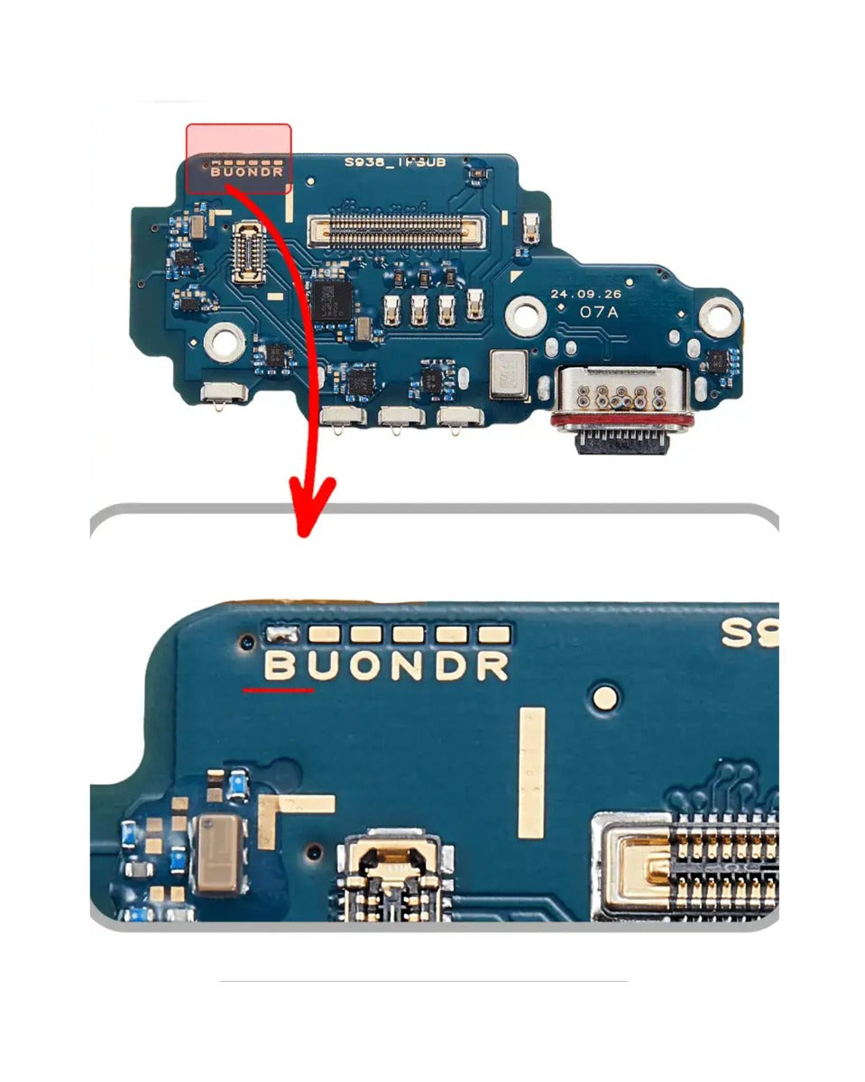 Charging Port Flex with Board (S938B) For Galaxy S25 Ultra