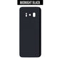 Back Battery Cover Glass Replacement with camera lens For Galaxy S8 G950 -Black