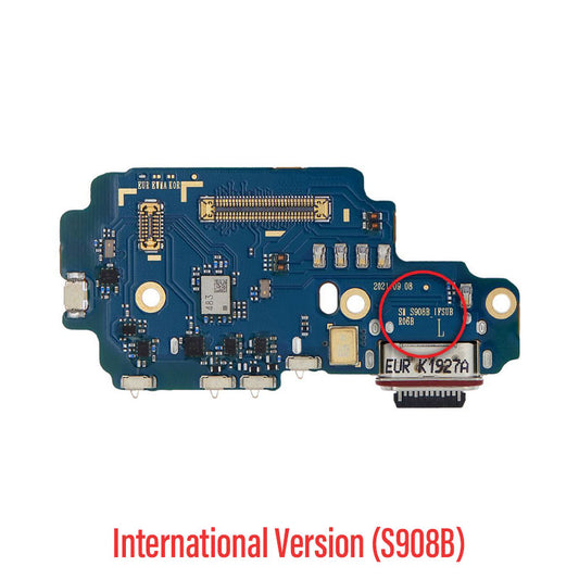 Charger Port Flex Board Replacement For Galaxy S22 Ultra 5G S908B