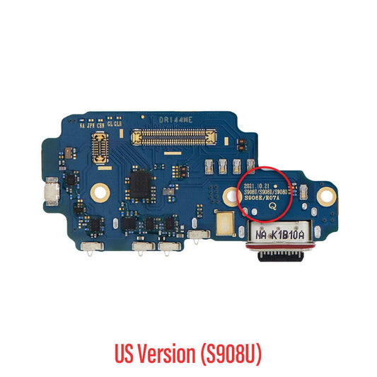Charger Port Flex Board Replacement For Galaxy S22 Ultra 5G S908U