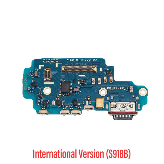 Charger Port Flex Board Replacement For Galaxy S23 Ultra S918B