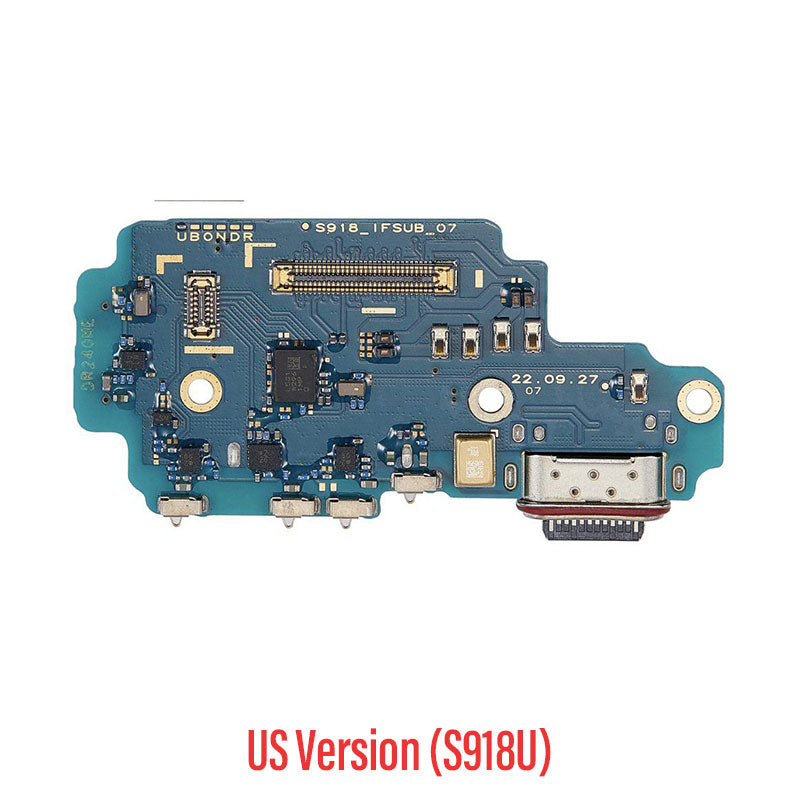 Charger Port Flex Board Replacement For Galaxy S23 Ultra S918U