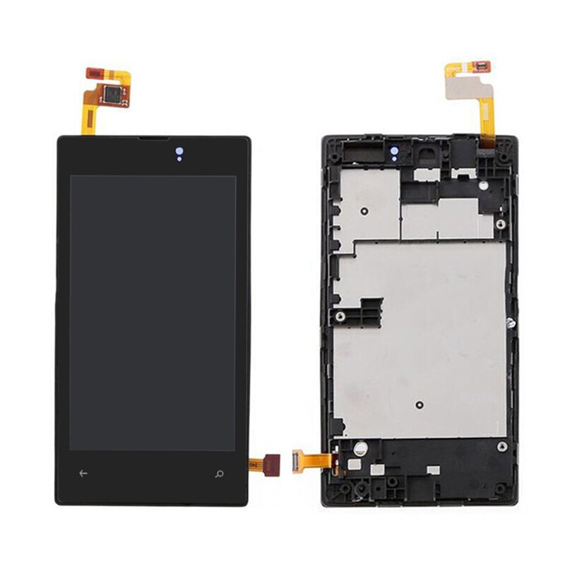 LCD Screen Digitizer with Frame for Nokia Lumia 520