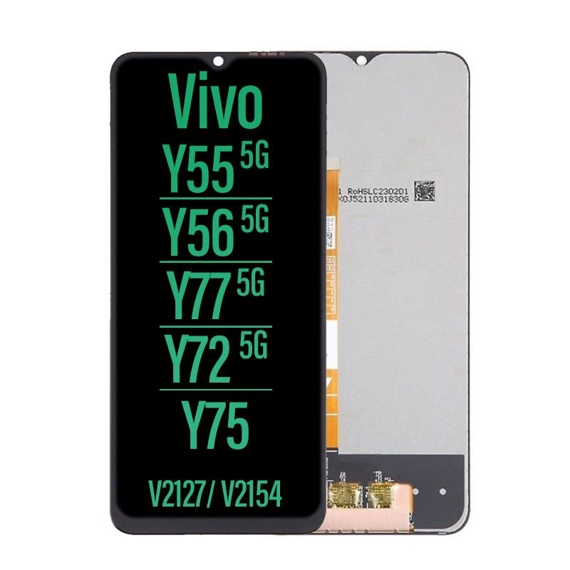 LCD Assembly For Vivo Y55 5G/ Y56 5G/ Y77 5G/ Y75/ Y72 5G/ IQ U5/ IQ Z6X/ IQ Z3/ T1/ T1X/ T2X