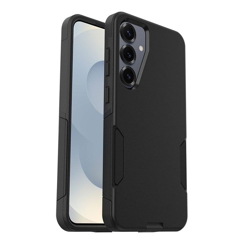 Shockproof Commuter Case Cover for Galaxy S25 Edge -Black