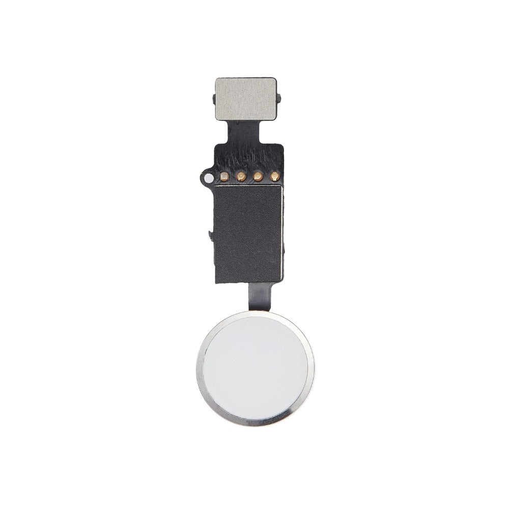 Home Button and Flex Cable [needs to change IC from original home button] For iPhone 8/8 Plus - White
