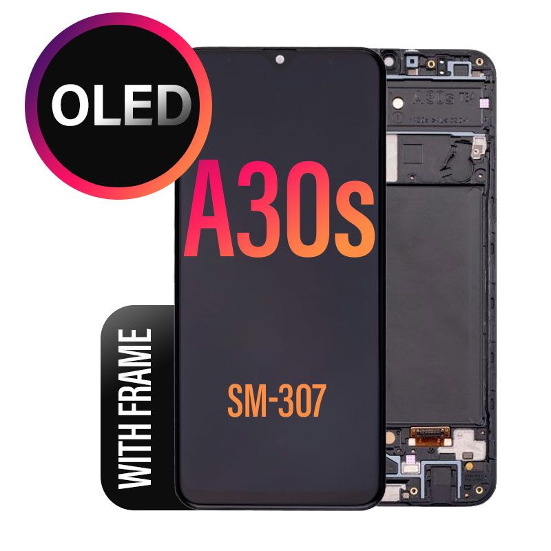 OLED LCD Touch Screen Assembly + Frame Replacement For Galaxy A30s A307