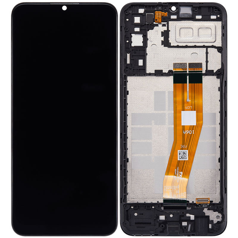 LCD Touch Screen Assembly with Frame Compatible For Samsung Galaxy A04E SM-A042