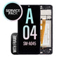 LCD Touch Screen Assembly Compatible For Samsung Galaxy A04 SM-A045F with Frame