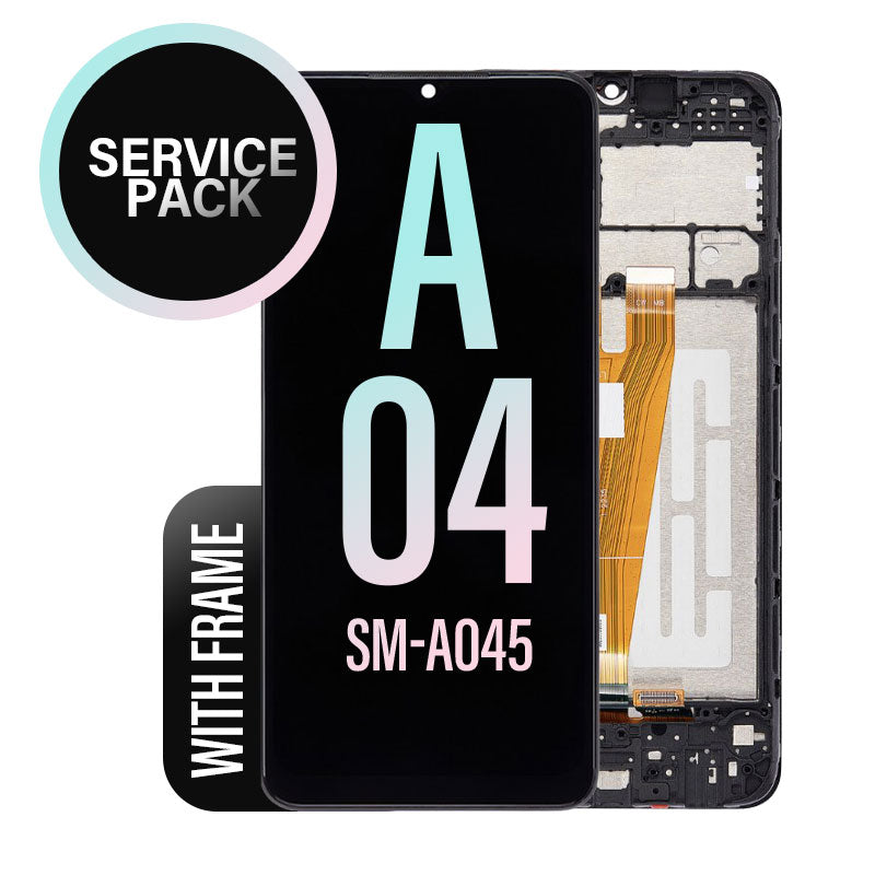 LCD Touch Screen Assembly Compatible For Samsung Galaxy A04 SM-A045F with Frame