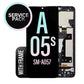 LCD Touch Screen Full Assembly With Frame Service Pack For Samsung Galaxy A05s