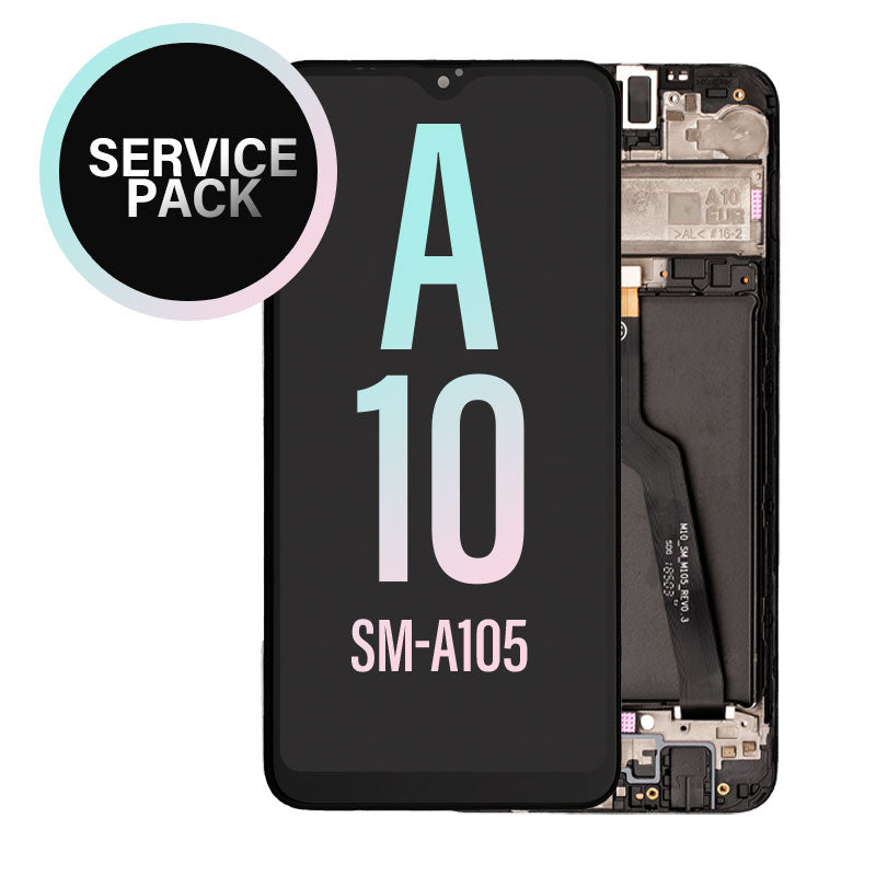 LCD Digitizer Screen Assembly with Frame Service Pack for Galaxy A10 2019 A105