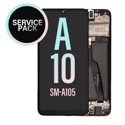 LCD Digitizer Screen Assembly with Frame Service Pack for Galaxy A10 2019 A105