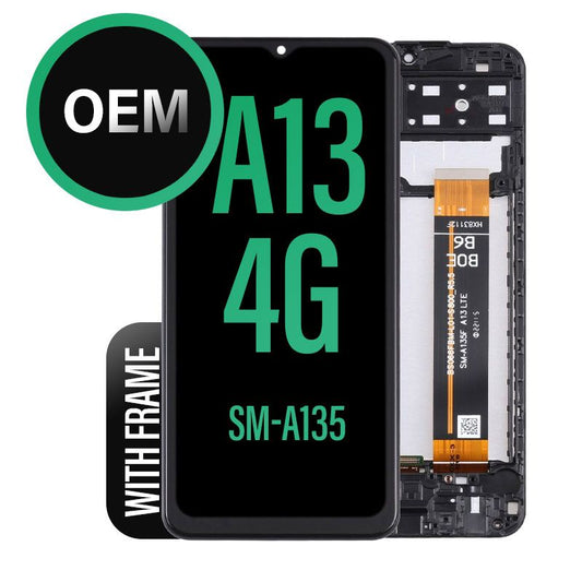 OEM LCD Touch Screen Assembly with Frame For Galaxy A13 4G