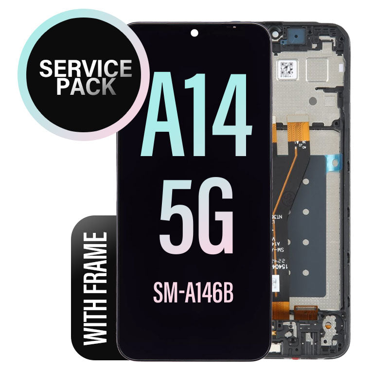LCD Touch Screen Assembly With Frame Service Pack for Samsung Galaxy A14 5G SM- A146B