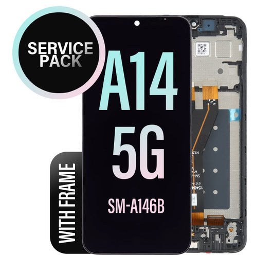 LCD Touch Screen Assembly With Frame Service Pack for Samsung Galaxy A14 5G SM- A146B