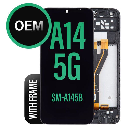LCD Touch Screen Assembly with Frame for Samsung Galaxy A14 5G SM-A146B