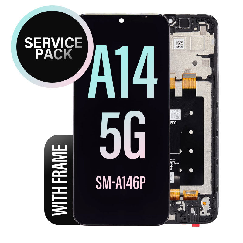 LCD Touch Screen Assembly With Frame Service Pack for Samsung Galaxy A14 5G SM- A146P