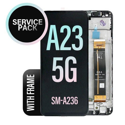 LCD Touch Screen Assembly with Frame Service Pack For Galaxy A23 5G