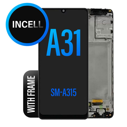 Incell LCD Touch Screen Assembly with Frame Compatible For Galaxy A31 2020 A315