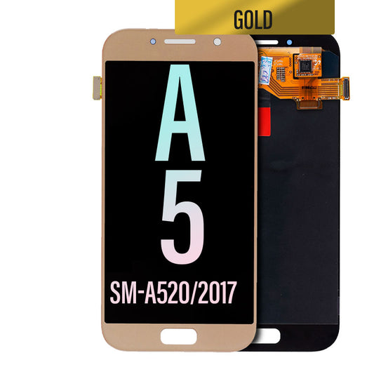 LCD Digitizer  Screem Assembly Replacement for Galaxy A5 2017 A520- Gold