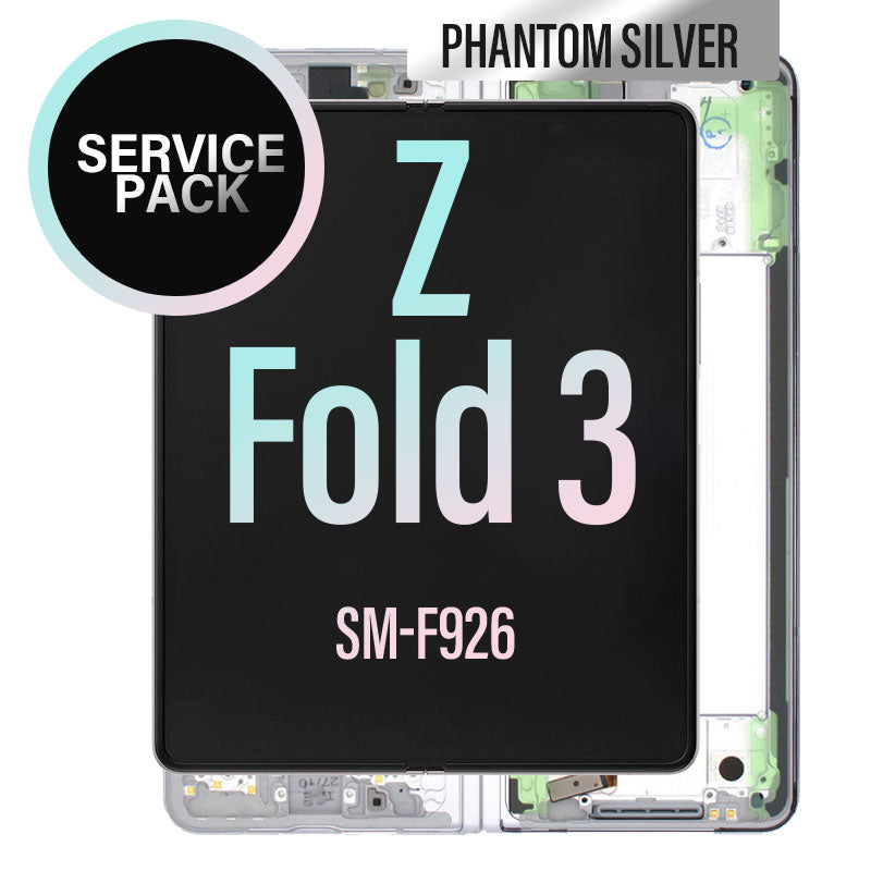 LCD Touch Screen Assembly Complete For Galaxy Z Fold3 5G - Phantom Silver
