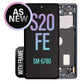 OLED (As New) LCD Digitizer Screen Assembly with Frame for Galaxy S20 FE G780-G781 - Cloud White