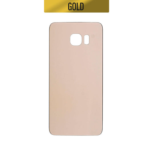 Back Glass Cover For Galaxy S6 Edge - Gold Platinum
