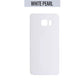 Back Glass Cover For Galaxy S6 Edge - White Pearl