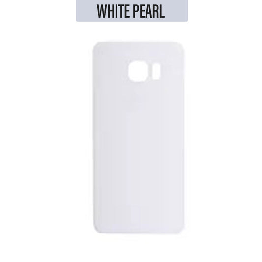 Back Glass Cover For Galaxy S6 Edge - White Pearl