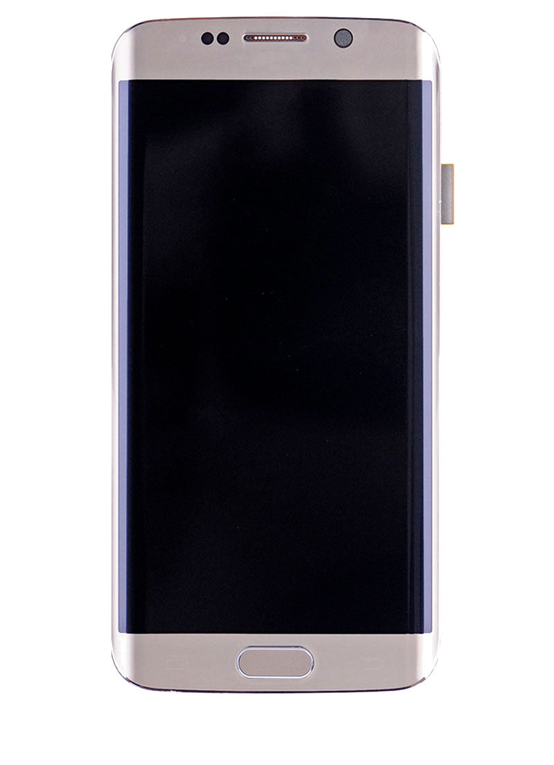 LCD Digitizer Screen Assembly with Frame Service Pack for Galaxy S6 Edge G925 - Gold