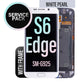 LCD Digitizer Screen Assembly with Frame Service Pack for Galaxy S6 Edge G925 - White