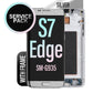 LCD Digitizer Screen Assembly With Frame Service Pack for Galaxy S7 Edge G935 - Silver
