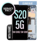 LCD Digitizer Screen Assembly with Frame Service Pack for Galaxy S20/ S20 5G G981 - Cloud Blue