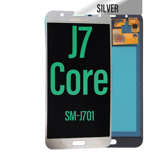 LCD Touch Screen Assembly For Galaxy J7 Core - Silver