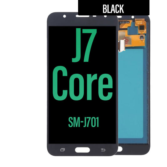 LCD Touch Screen Assembly For Galaxy J7 Core - Black